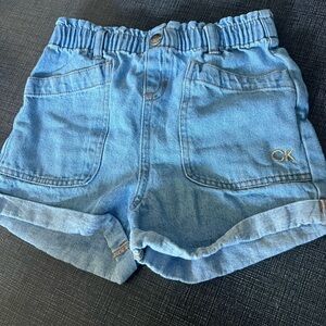 Denim shorts